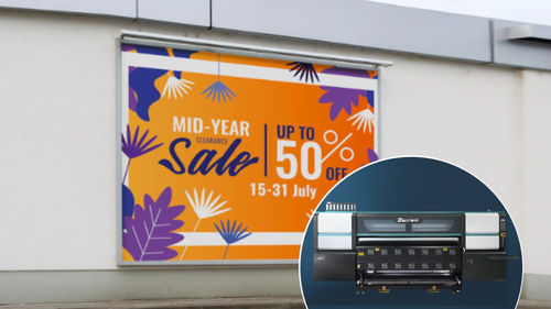 Rozwiązanie druku plakatów z papieru Blueback